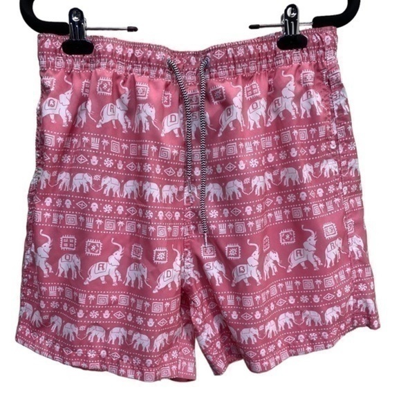 Boardies Other - Boardies Apparel Menx L Pink Swim trunk Shorts With Elephants